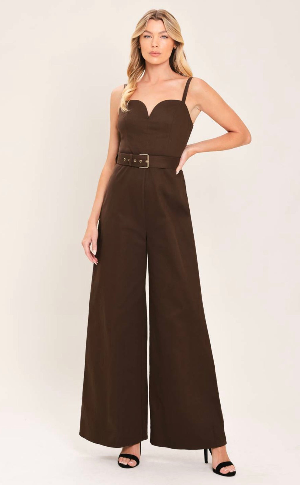 BROWN JUMPSUIT