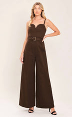 BROWN JUMPSUIT