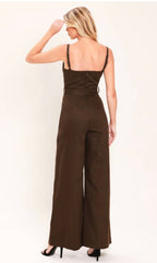 BROWN JUMPSUIT