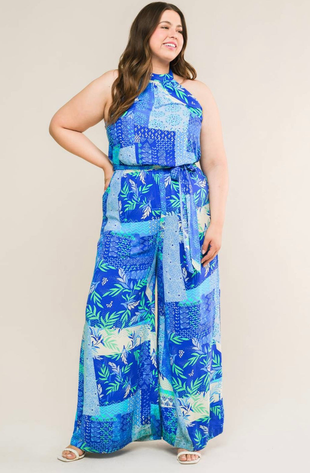 PLUS SIZE CLASSY JUMPSUIT