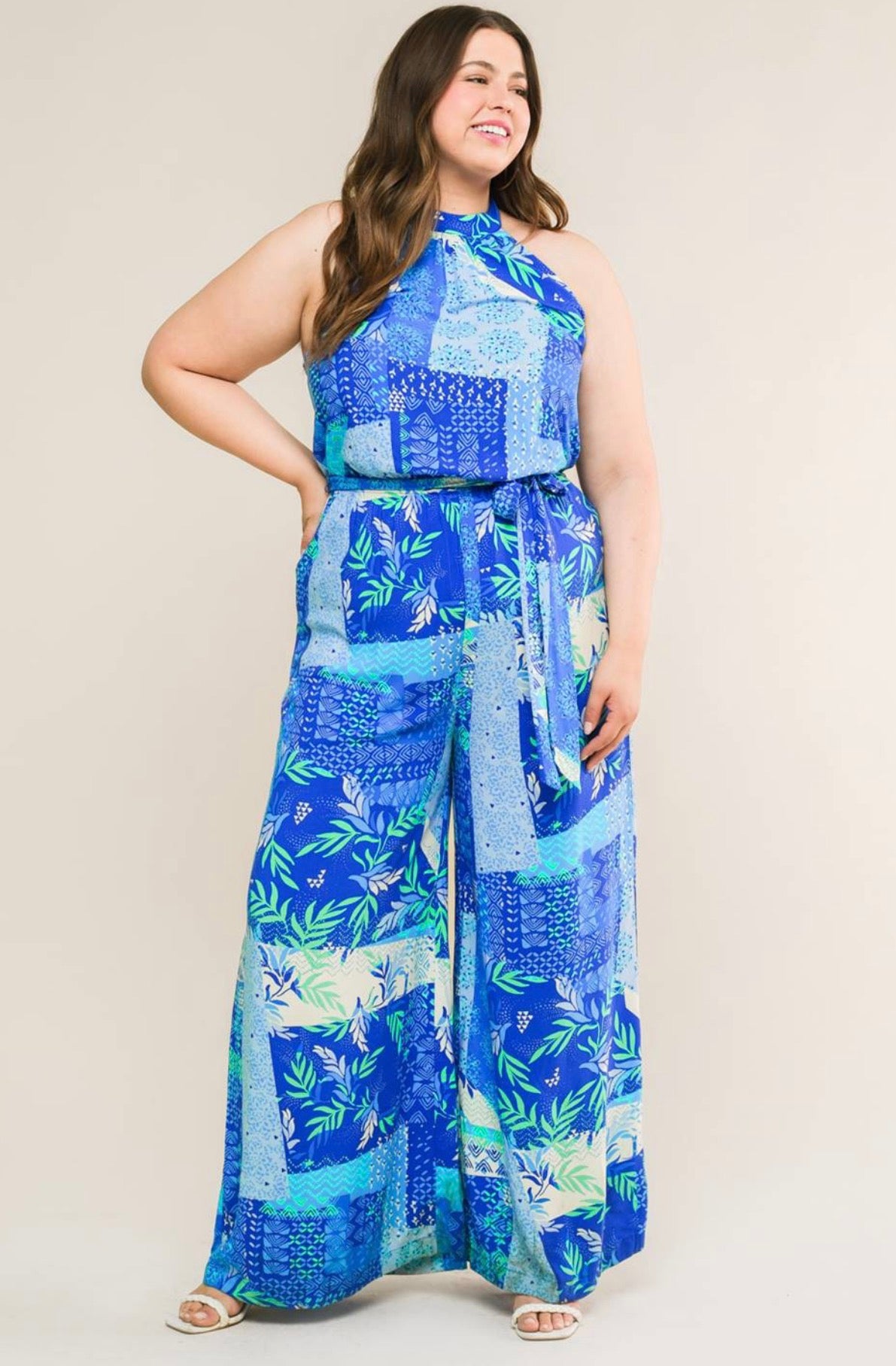 PLUS SIZE CLASSY JUMPSUIT