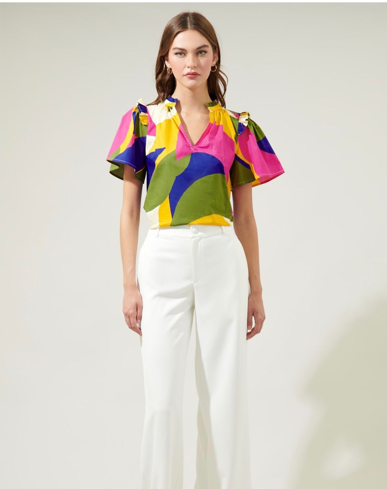 CLASSY POPLIN TOP