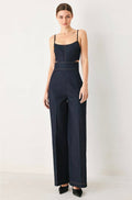 CLASSY DARK DENIM JUMPSUIT