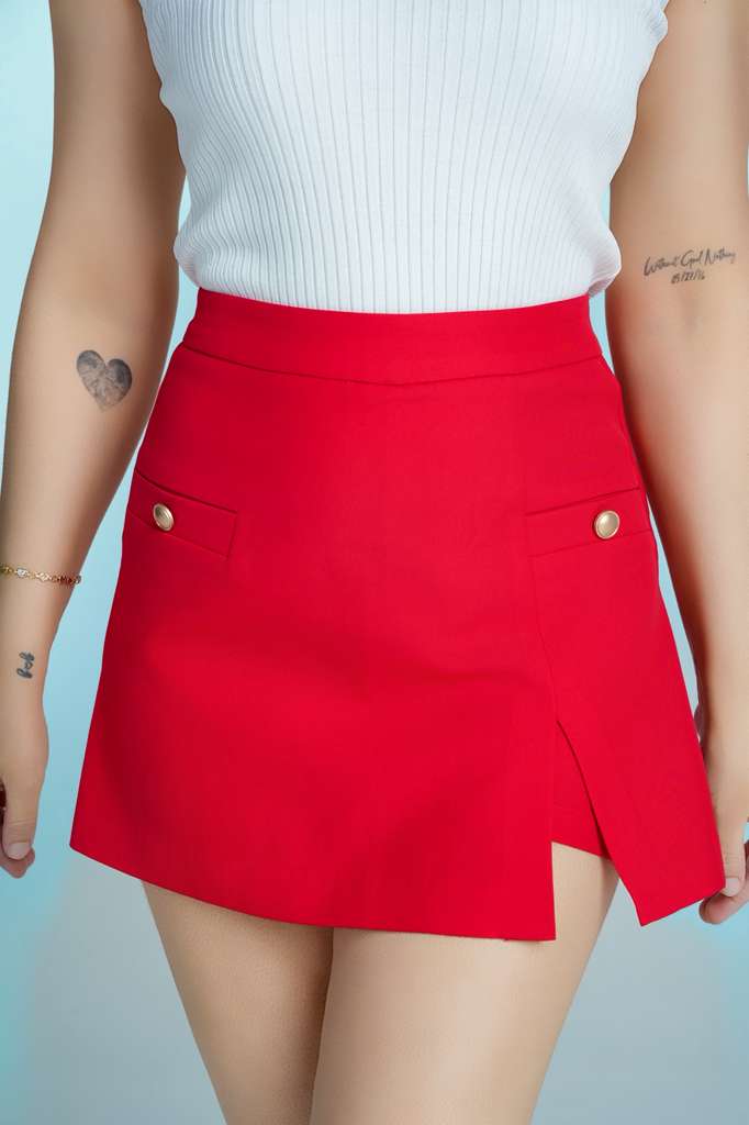 RED SKIRT