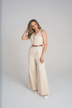 CLASSY Beige Jumpsuit